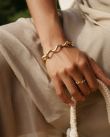 Edblad Spiral Bangle | Gold