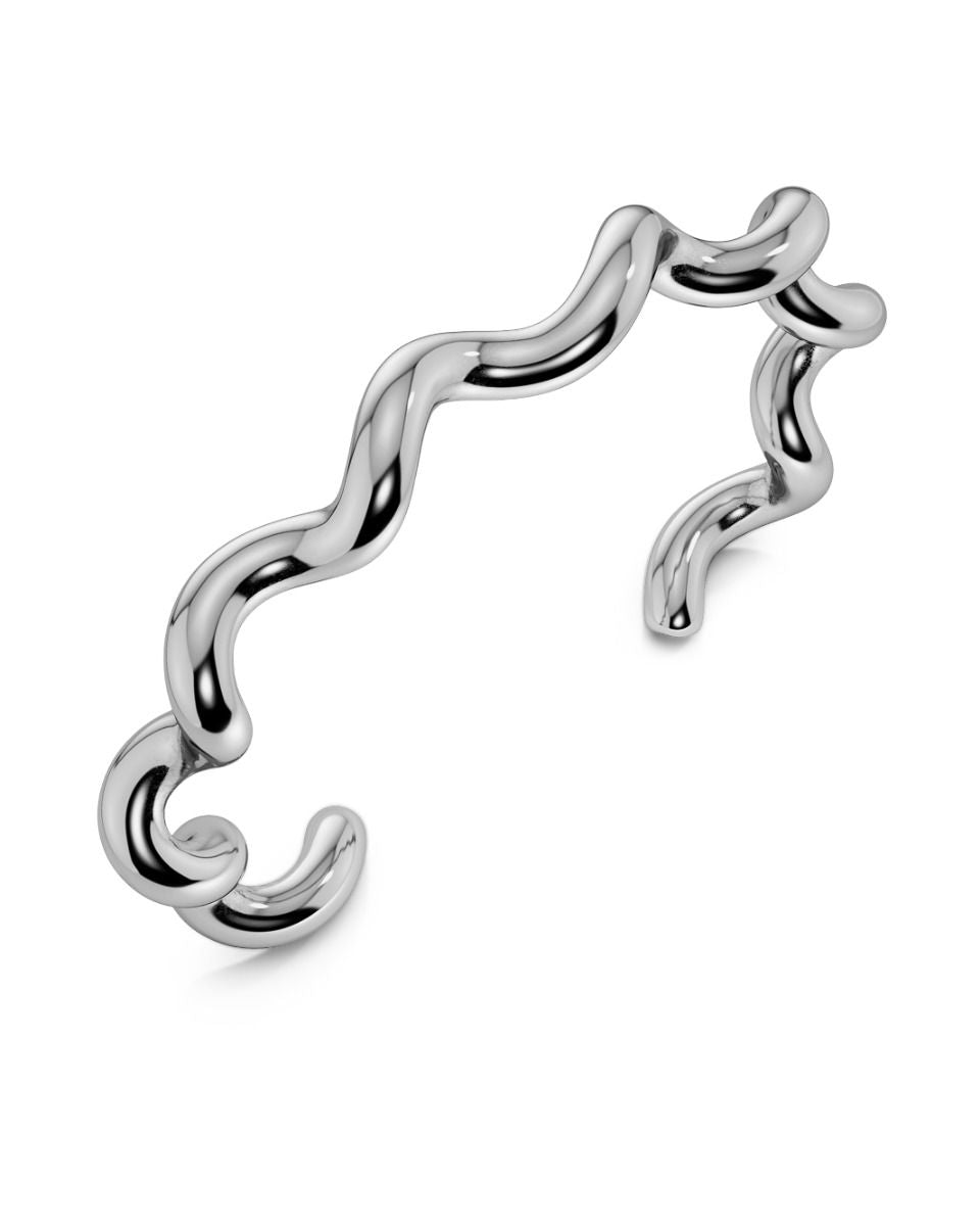 Edblad Spiral Bangle | Silver