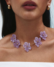 Edblad Wildflower Necklace | Gold Pink