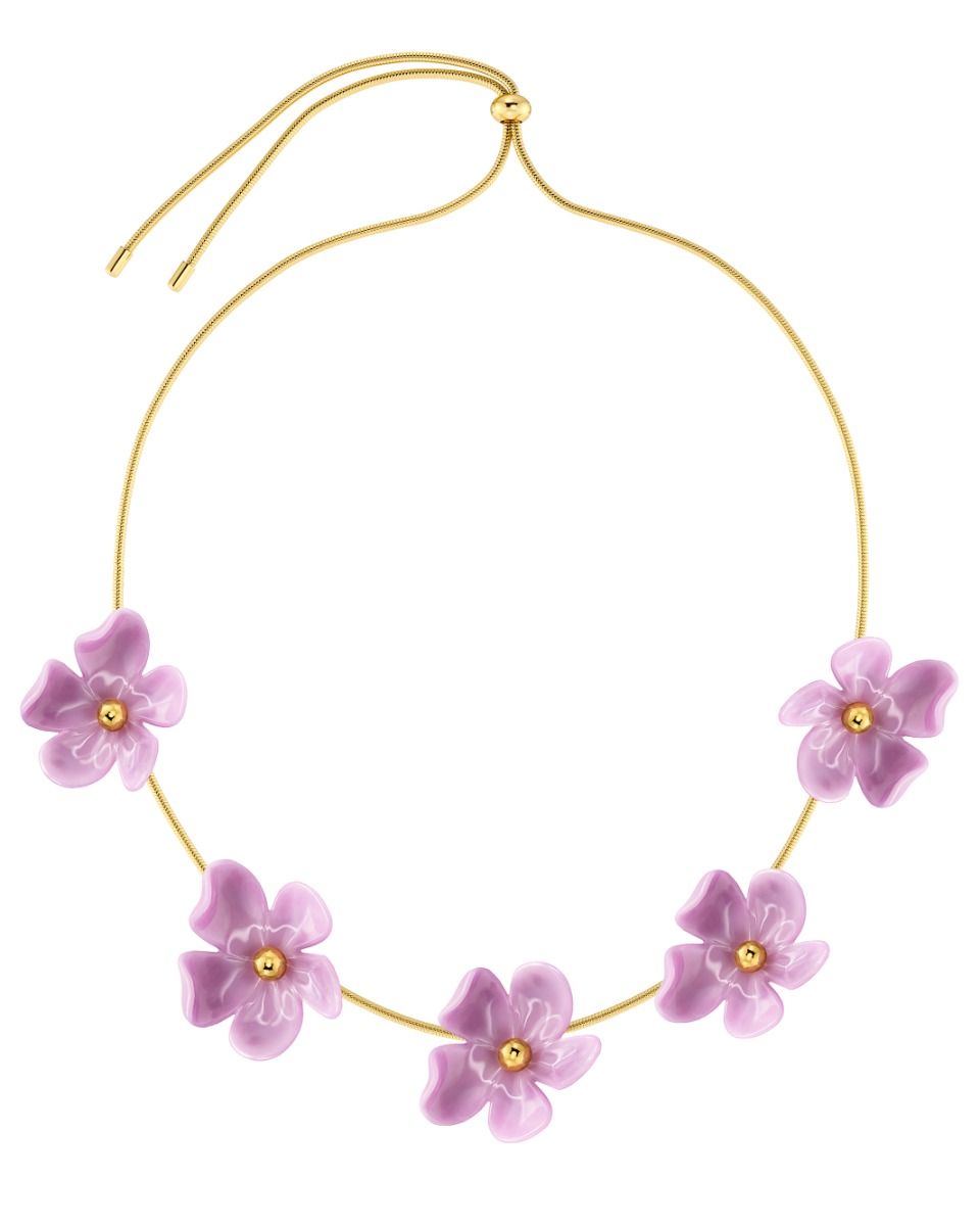 Edblad Wildflower Necklace | Gold Pink