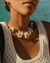 Edblad Wildflower Necklace | Gold White