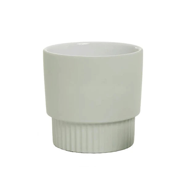Flower Systems Edgar Planter Fluted Base - Grey