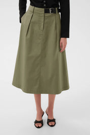 Karen By Simonsen Egina Skirt | Deep Lichen Green