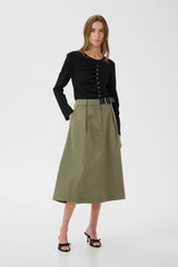 Karen By Simonsen Egina Skirt | Deep Lichen Green