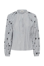 Karen By Simonsen Egoni Shirt | Ombre Blue Stripe