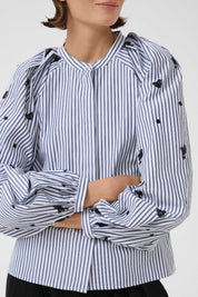 Karen By Simonsen Egoni Shirt | Ombre Blue Stripe