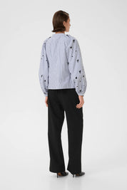 Karen By Simonsen Egoni Shirt | Ombre Blue Stripe