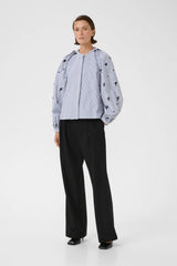 Karen By Simonsen Egoni Shirt | Ombre Blue Stripe