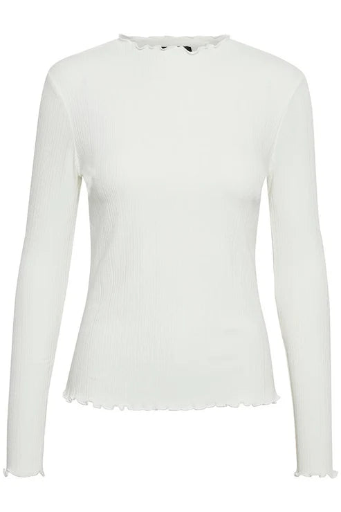 Karen By Simonsen Candace Long Sleeve Tee | Egret
