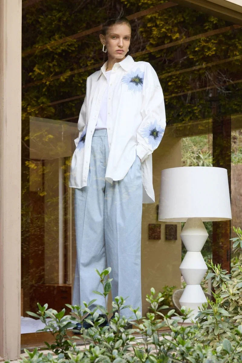 Elk Hanning Pant | Light Wash