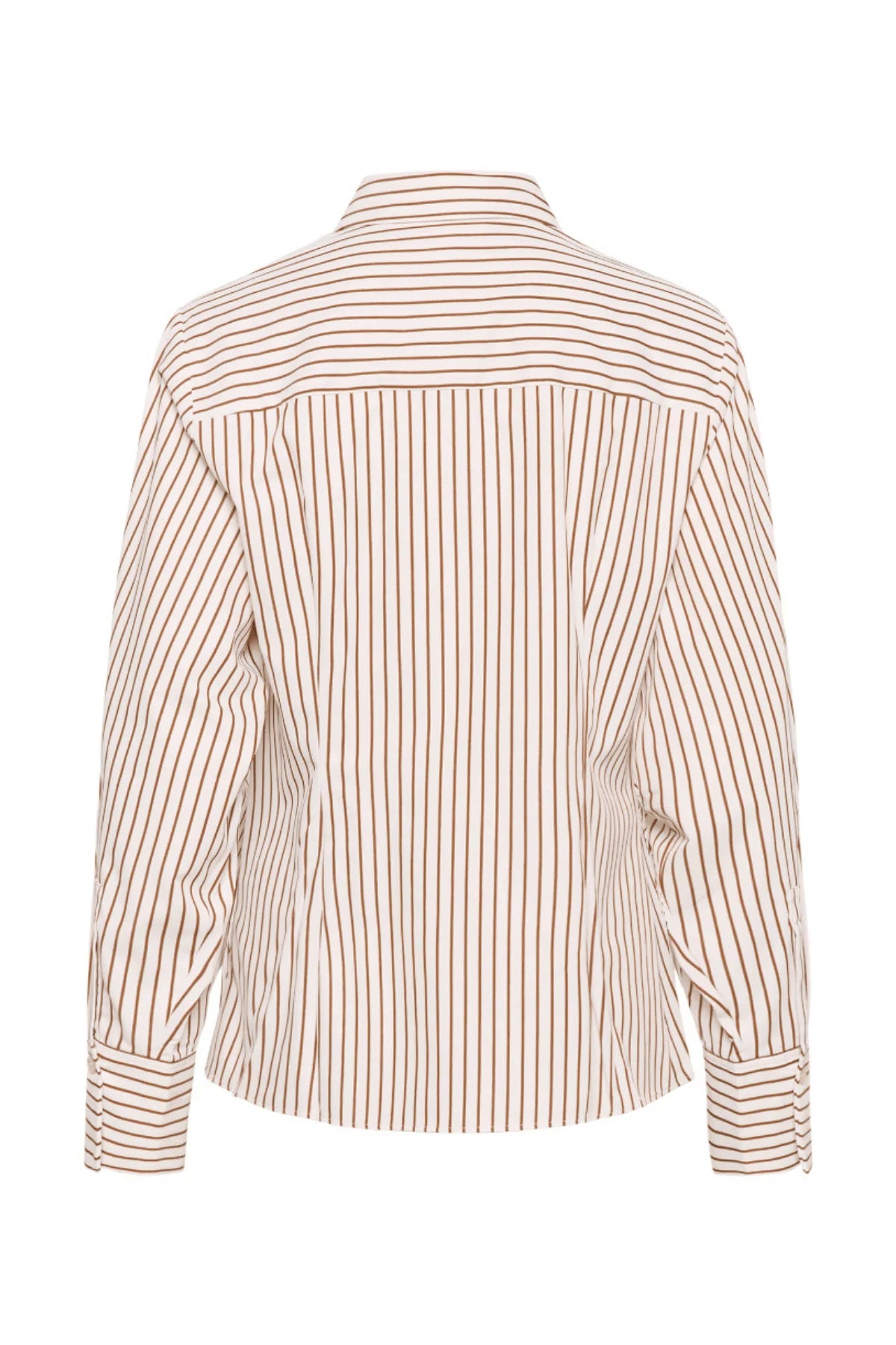 Karen By Simonsen Elmira Shirt | Cinnamon Stripe