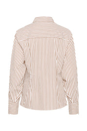 Karen By Simonsen Elmira Shirt | Cinnamon Stripe