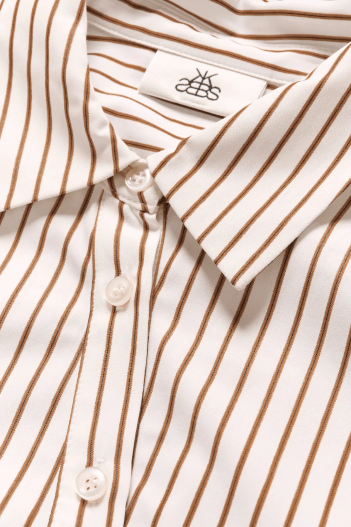 Karen By Simonsen Elmira Shirt | Cinnamon Stripe