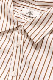 Karen By Simonsen Elmira Shirt | Cinnamon Stripe