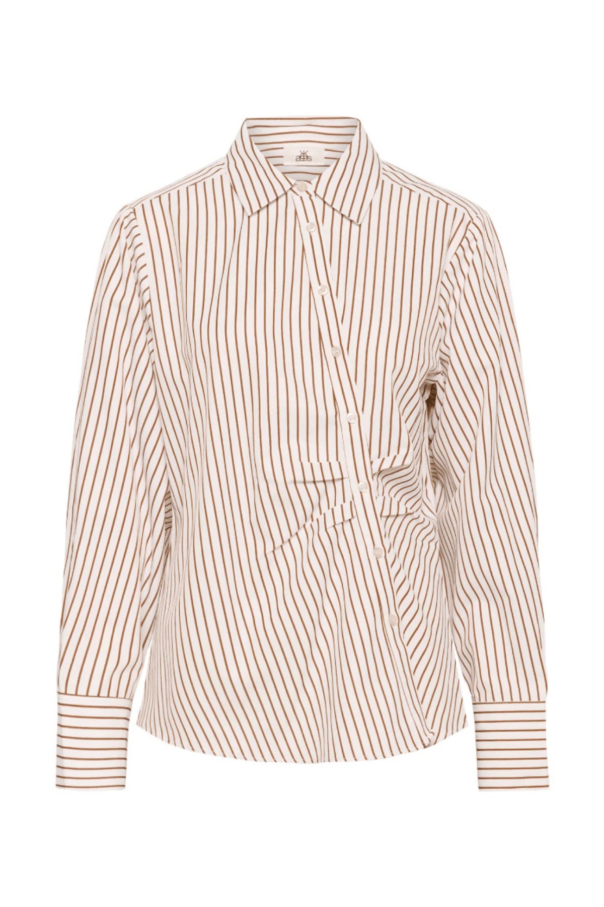 Karen By Simonsen Elmira Shirt | Cinnamon Stripe