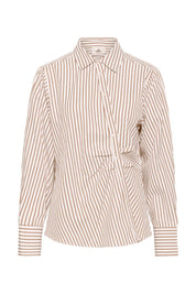 Karen By Simonsen Elmira Shirt | Cinnamon Stripe