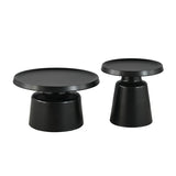 Le Forge Emerson Coffee Table Set Of 2 | Black