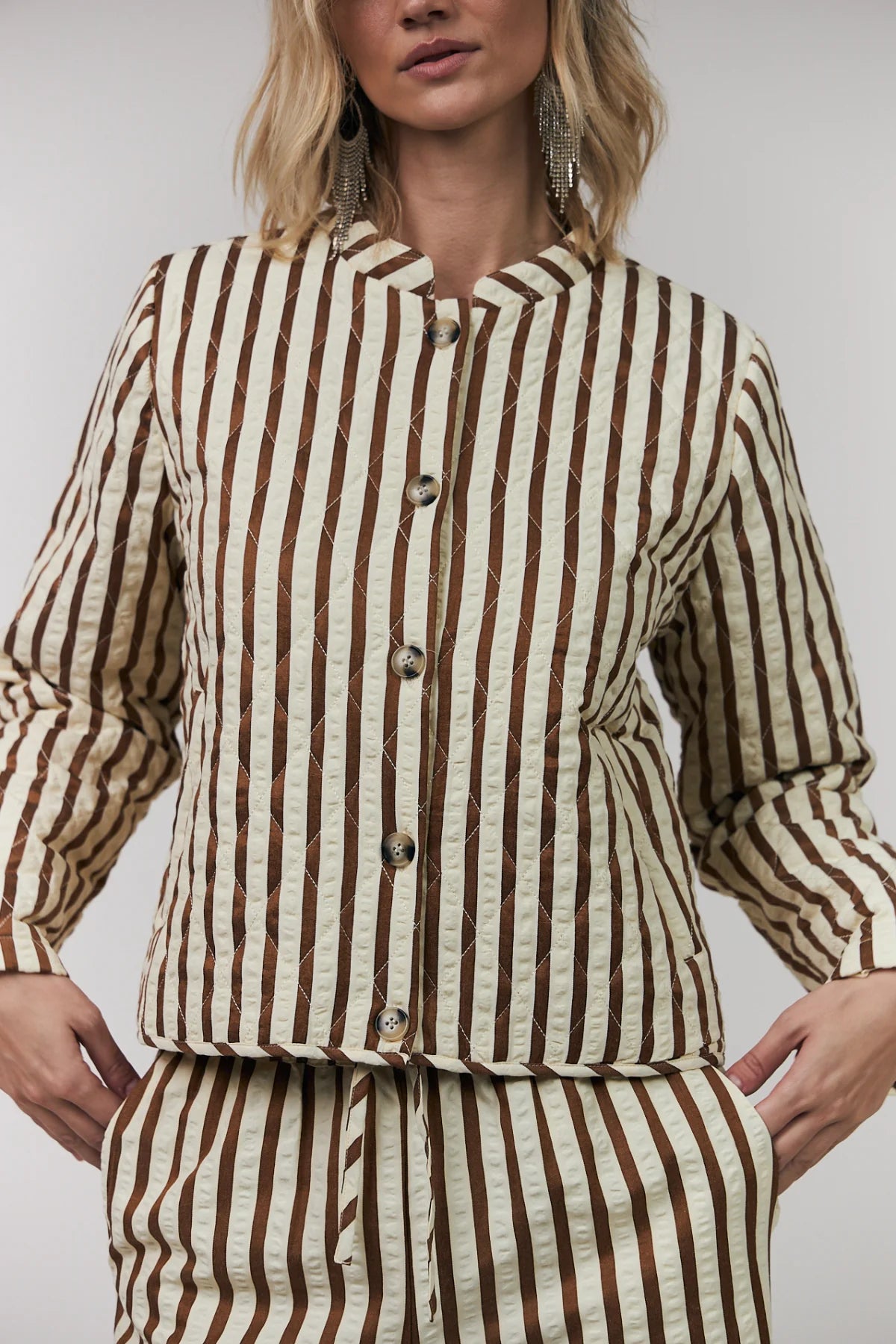 Lollys Laundry Emilia Jacket | Dark Mocha