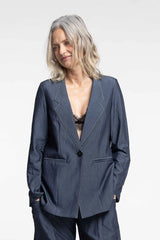 New Lands Dusk Blazer | Indigo