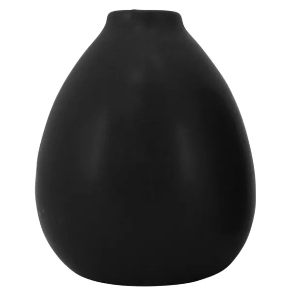 Capulet Bud Vase Black 11cm X 13cm
