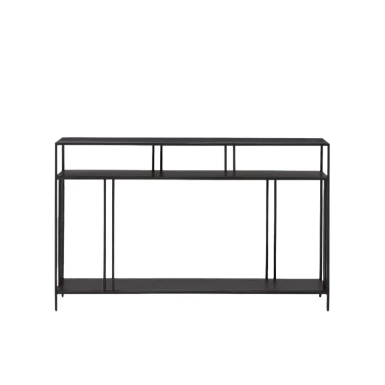 Capulet Lorenzo Metal Console Shelf | Black