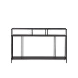 Capulet Lorenzo Metal Console Shelf | Black