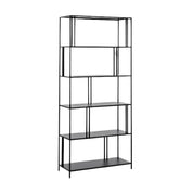 Capulet Lorenzo Metal Book Shelf | Black