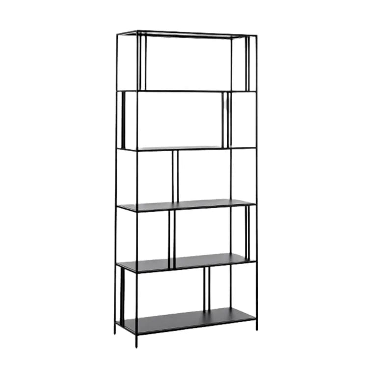 Capulet Lorenzo Metal Book Shelf | Black
