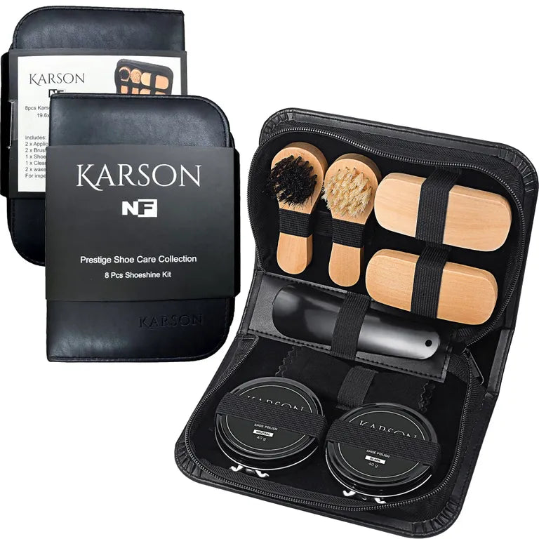 Karson Shoe Shine Kit | 8pc