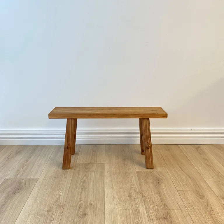 Reclaimed Wood Medium Bench | Natural