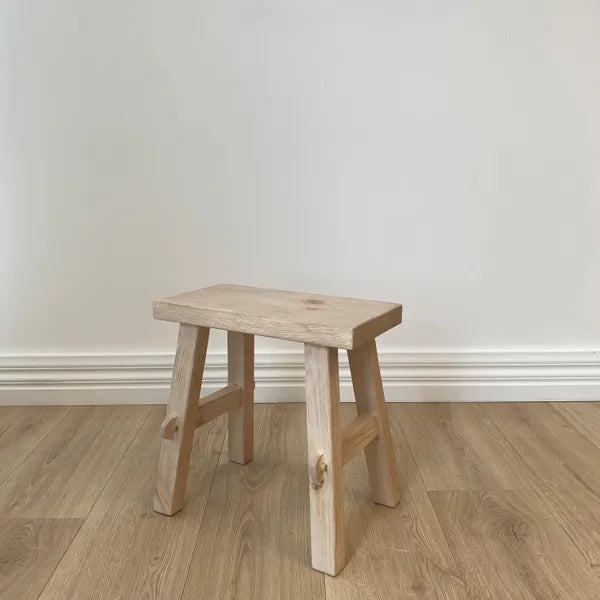Capulet Reclaimed Wood Small Bench | Natural