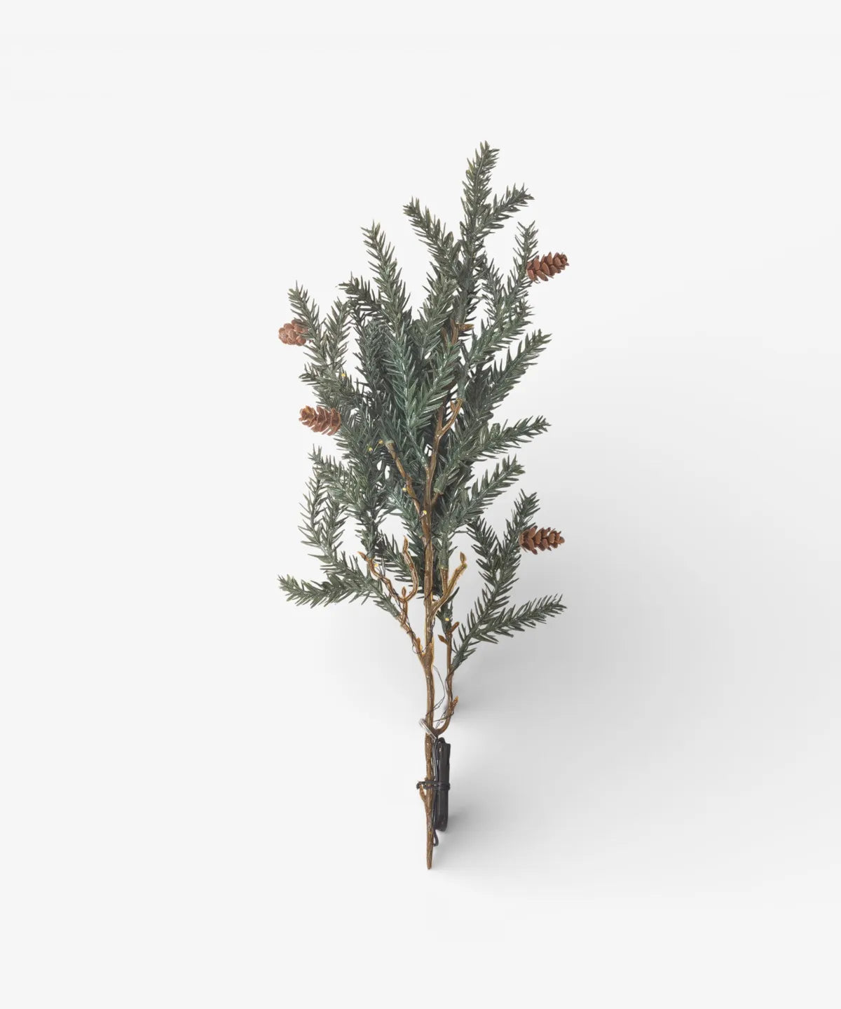 French Country Pinecone Light Up Branch | 40cm
