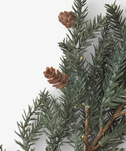 French Country Pinecone Light Up Branch | 40cm