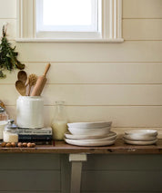 French Country Franco | Rustic White Charger Plate