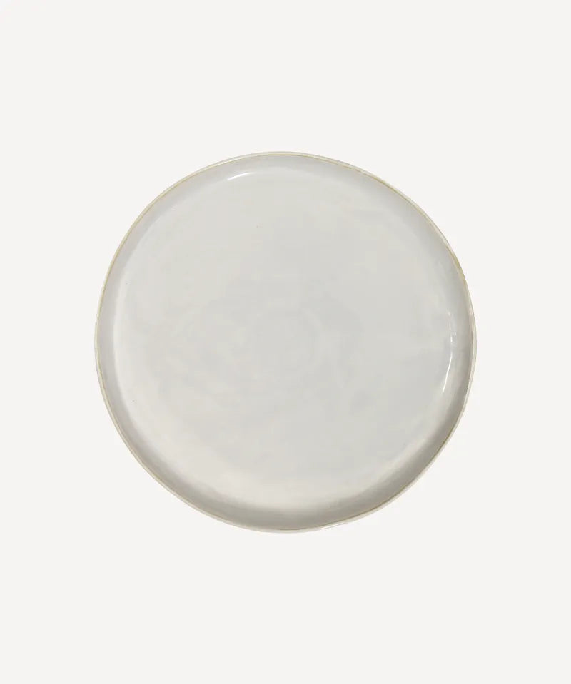 French Country Franco Charger Plate | Rustic White