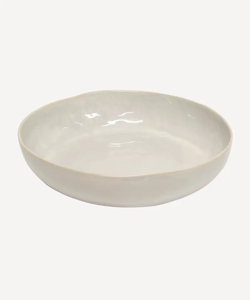 French Country Franco | White Large Serving Bowl