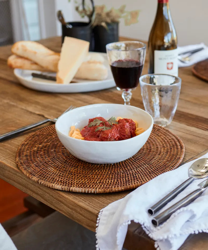 French Country Franco | White Small Serving Bowl