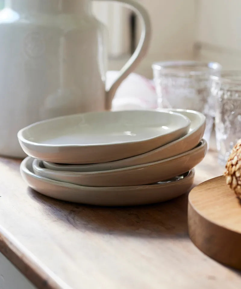 French Country Franco | Rustic White Side Plate