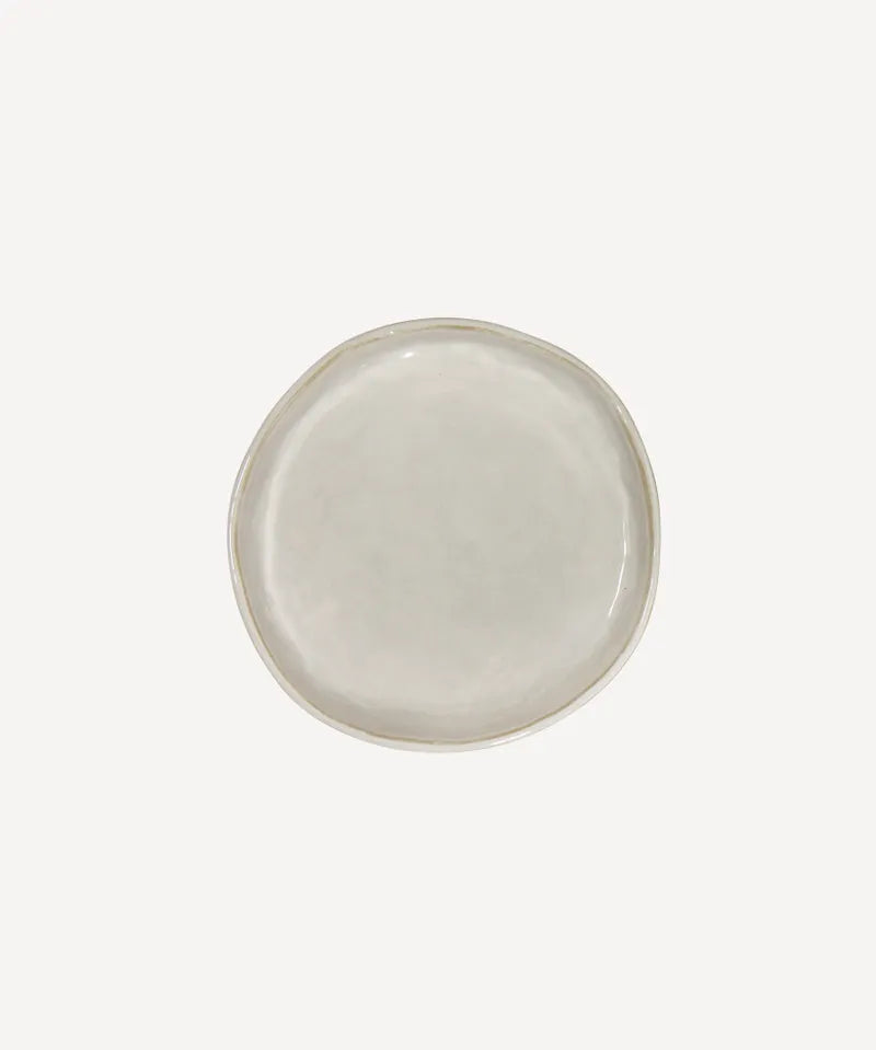 French Country Franco | Rustic White Side Plate