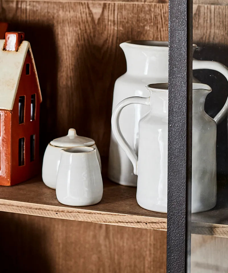 French Country Franco | Rustic White Creamer