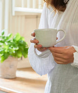 French Country Franco | Rustic White Cup