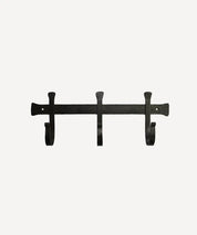 French Country Old Metal 3 Hook Bar | Wrought Iron