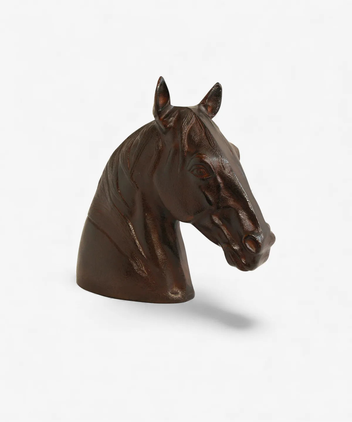 French Country Horse Head Décor | Bronze