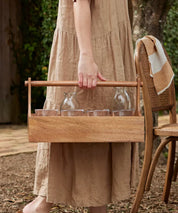 French Country Ploughmans Glass Carrier