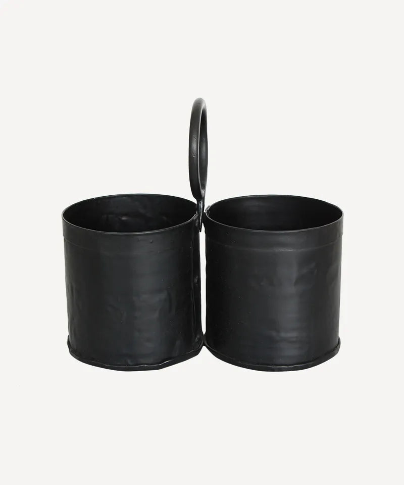 French Country Utensil Holder | Black