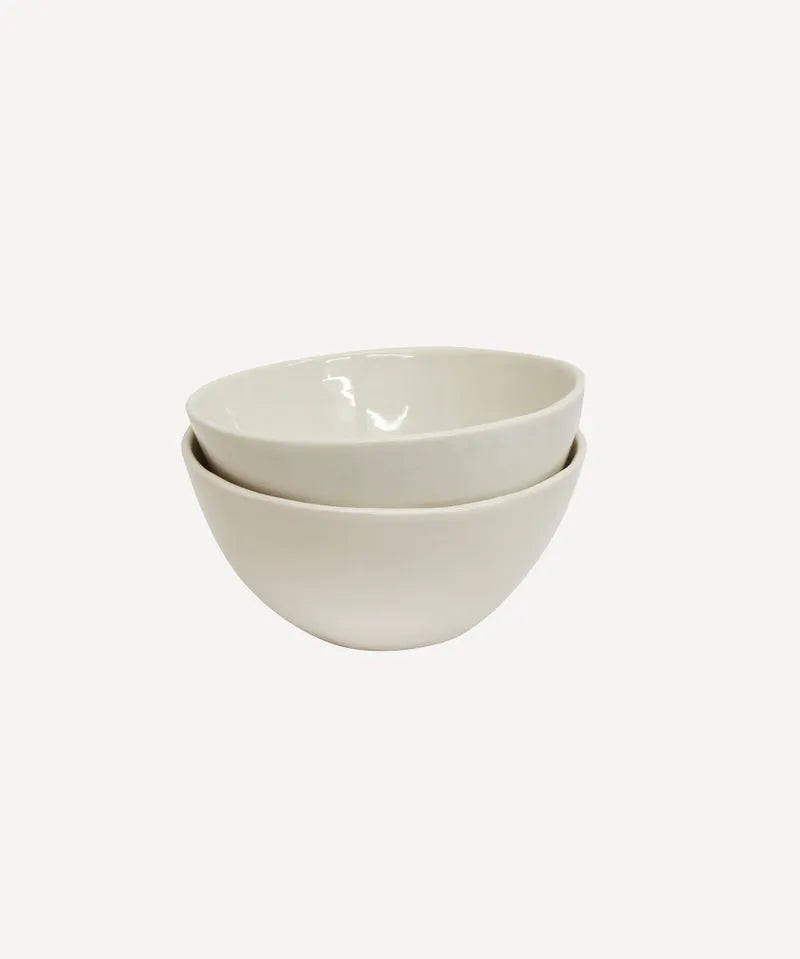 French Country Franco | Rustic White Cereal Bowl