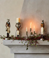 French Country Freddy Fox Candleholder | Tail Left