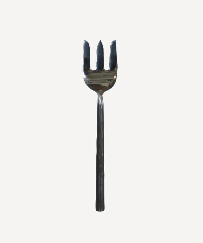 French Country Black Handle | Serving Fork Small