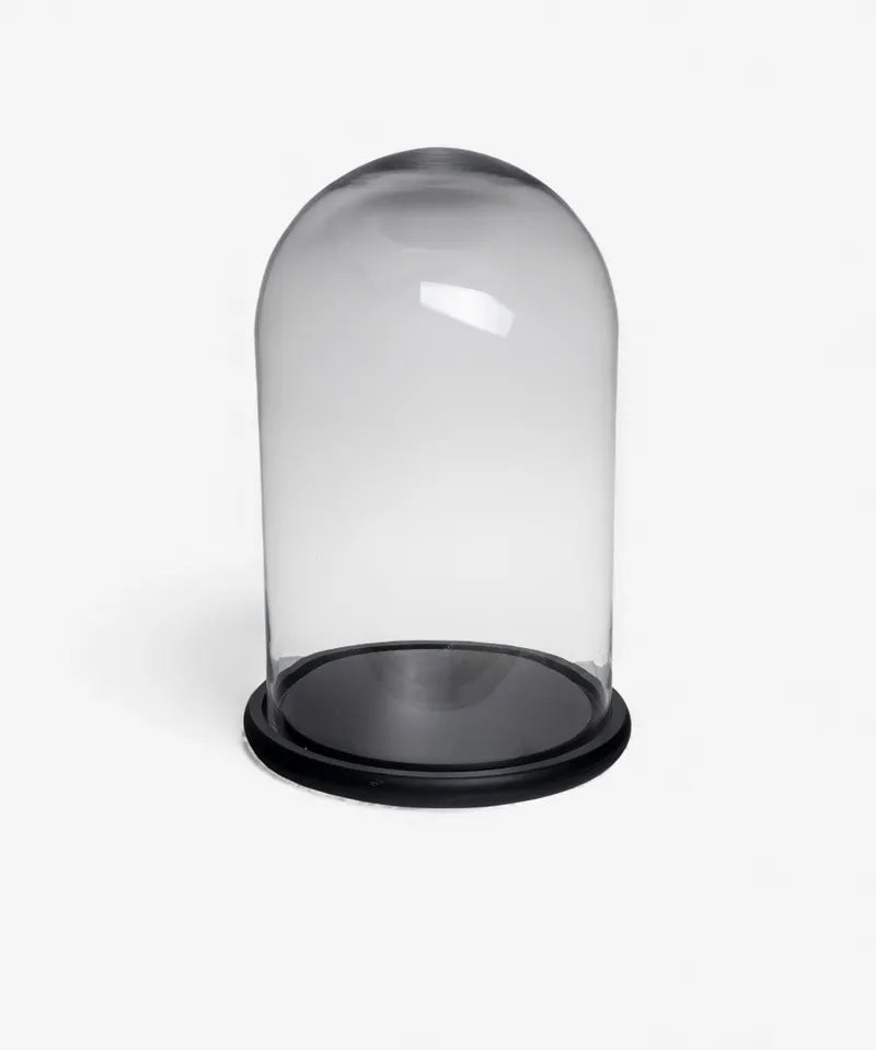 French Country Tall Wide Dome Black Base