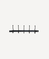 French Country Old Metal 5 Hook Bar | Wrought Iron